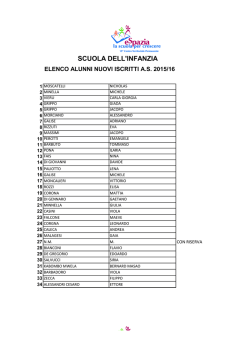 SCUOLA DELL`INFANZIA