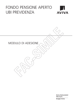 Modulo di Adesione
