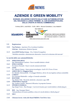 AZIENDE E GREEN MOBILITY
