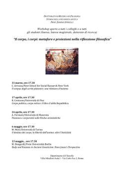 Scarica calendario conferenze