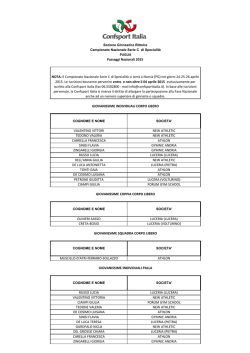 puglia - Confsport Italia