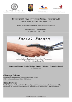 Seminario Social Robots