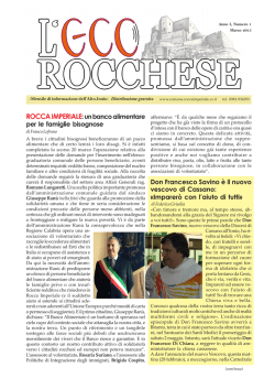 L`Ecorocchese n.1 - Franco Lofrano notizie sull`Alto Jonio