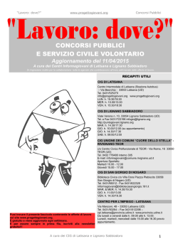 Concorsi - progettogiovani.org