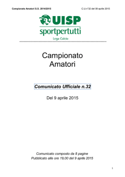 c.u. n.32 uisp avezzano