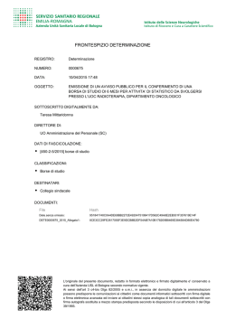 FRONTESPIZIO DETERMINAZIONE