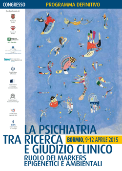 il programma del convegno
