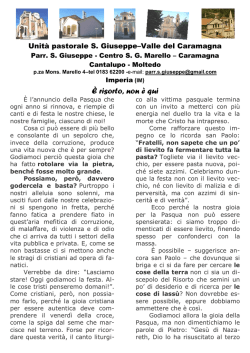 &Egrave; risorto, non &egrave; qui - Gruppo ministranti della parrocchia di San