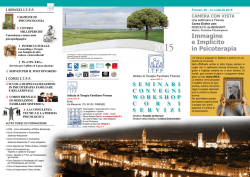 Immagine e Implicito in Psicoterapia - Istituto di Terapia Familiare di