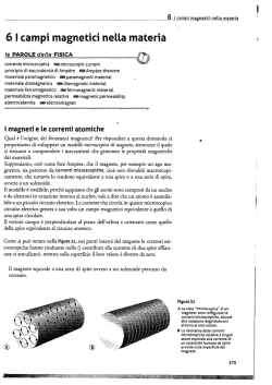 6 I campi magnetici nella materia