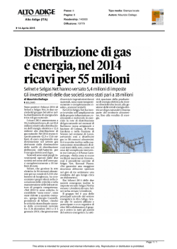 News-2015-04-14-Distr-energia-gas-Selnet-Selgas-Net - AEIT-TAA