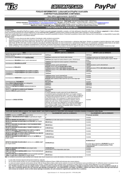 Foglio Informativo PayPal