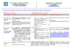 Formazione,master, tirocini, borse di studio ecc