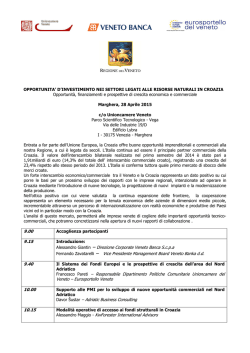 Programma - Eurosportello Veneto