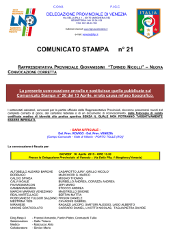 COMUNICATO_stampa 21