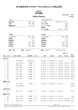 男子SL