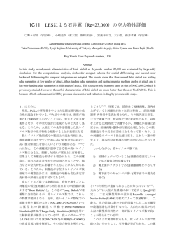 （Re=23000）の空力特性評価 - FLAB