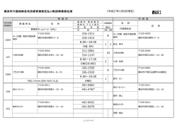 【西区】 - 横浜市