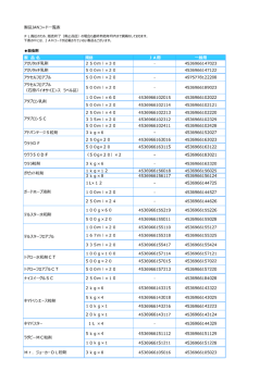 製 品 名 規格 JA用 一般用