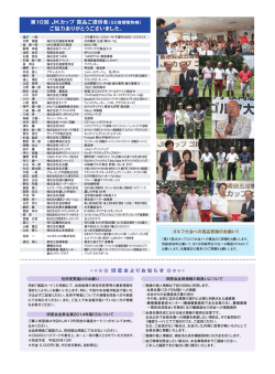 第11回JKカップ(裏) - 慶應義塾高等学校同窓会