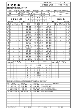 3 2 公 式 記 録