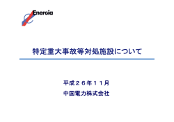 特定重大事故等対処施設について