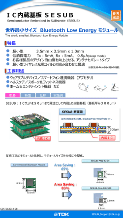 IC内蔵基板 SESUB