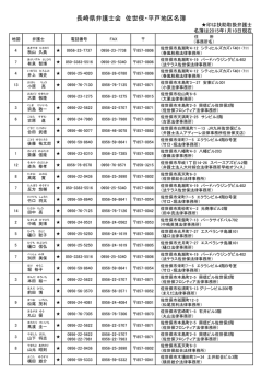 長崎県弁護士会 佐世保・平戸地区名簿