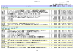 日程一覧（大阪開催のみ） - 富士通ラーニングメディア
