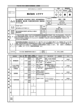 川内会場参加企業 - 鹿児島県建設業協会
