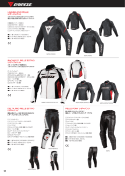 LAGUNA EVO PELLE レザージャケット DELTA PRO