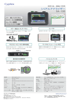 シリアルアナライザー