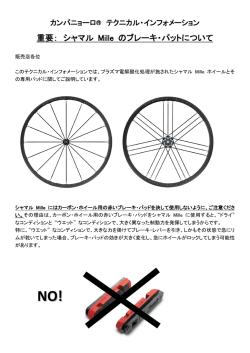 カンパニョーロ シャマル Mille / フルクラム レーシング ゼロ Nite の
