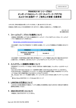 およびCNA 拡張ボード ご使用上の留意