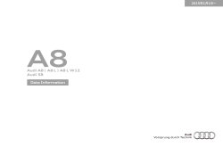 Audi A8 | A8 L | A8 L W12 Audi S8 Data Information