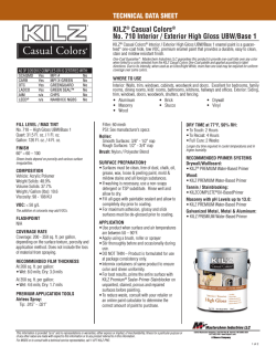 KILZ® Casual Colors® No. 710 Interior / Exterior