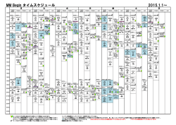 MM Begin タイムスケジュール 2015.1.1～
