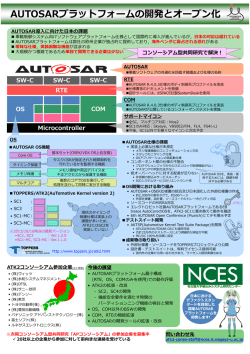 AUTOSARプラットフォームの開発とオープン化