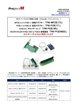 PM-PCIE4M2S - 株式会社aiuto PCパーツ・周辺機器 総合代理店