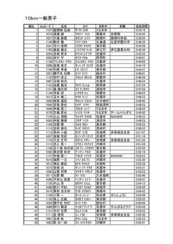 10km一般男子