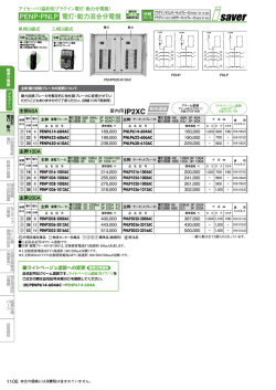 PENP・PNLP 電灯・動力混合分電盤