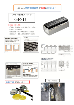 横断用ｸﾞﾚｰﾁﾝｸﾞ GR