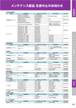 生産中止のお知らせとその対応策