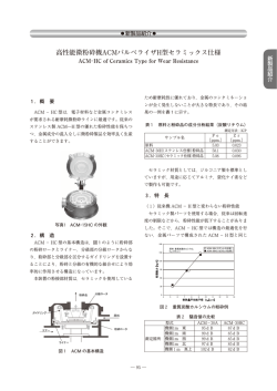 高性能微粉砕機ACMパルベライザH型セラミックス仕様