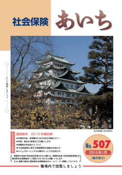 社会保険あいち 2015年 No.507 （PDFファイル 3191KB）