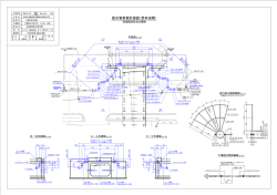 配水管架替計画図(荒牟田橋)