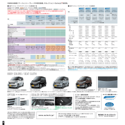 デイズ ルークス ライダー 主要装備一覧(PDF)