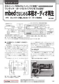 mbedではじめる本格オーディオ再生