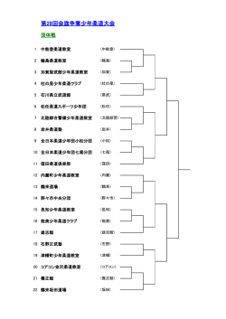 第28回会旗争奪少年柔道大会