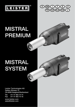 MISTRAL PREMIUM MISTRAL SYSTEM